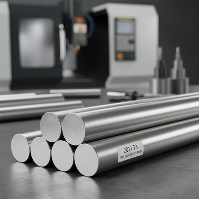 2011 T3 Tự do gia công kim loại nhôm thanh tròn cho máy quay CNC tốc độ cao và máy vít chính xác