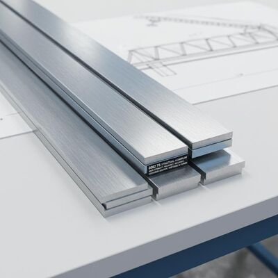 6082 T6 Dây thạch nhôm phẳng có độ bền cao có khả năng hàn chống ăn mòn cho cầu và cần cẩu