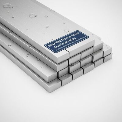 Thanh tấm hợp kim nhôm hàng hải 5052 H32 có khả năng định dạng tuyệt vời và khả năng chống ăn mòn nước mặn