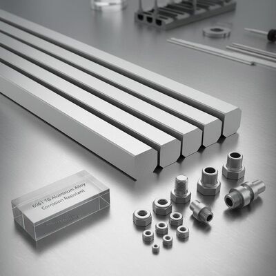 6061 T6 Hợp kim nhôm Hex Bar Precision Extruded Kháng ăn mòn cho đinh Bolts kết nối thủy lực
