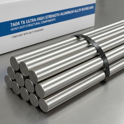 7A04 T6 Ultra High Strength Aluminum Alloy Round Bar cho các thành phần cấu trúc hạng nặng phù hợp với tiêu chuẩn GB/T