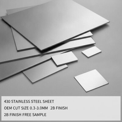 Custom Cut 430 Stainless Steel Bảng với 2B kết thúc và mẫu miễn phí có sẵn
