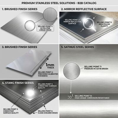 8K Super Mirror Finish 304 Stainless Steel Sheet with 95% Reflectance and Corrosion-Resistant 304 Substrate for Elevator Cladding