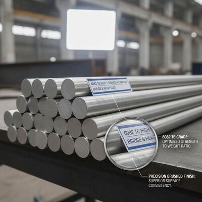 Chống ăn mòn 3003 H14 nhôm thanh tròn chống thời tiết Chất liệu hóa học thanh