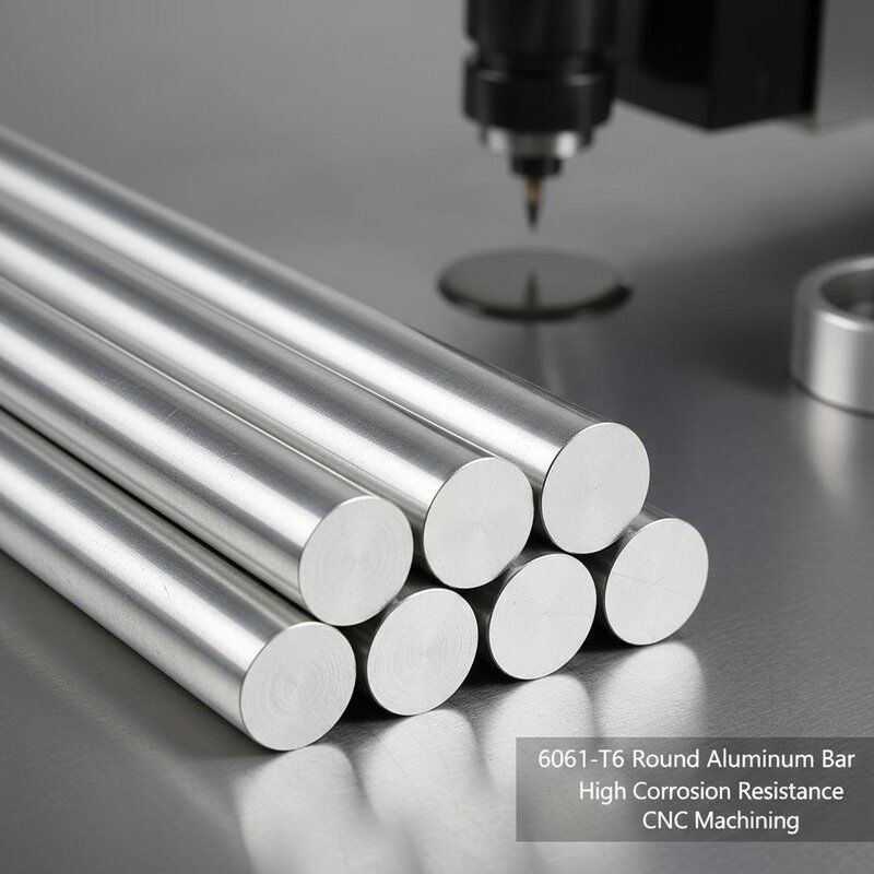 6061 T6 Gia công CNC Thanh tròn nhôm có đường kính lớn với khả năng chống ăn mòn cao