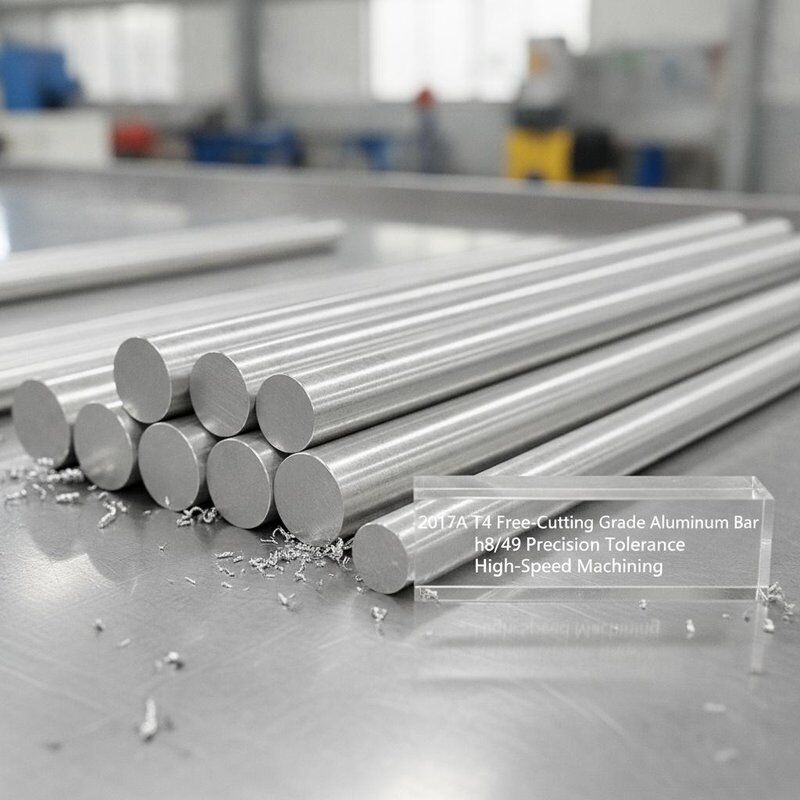 2017A T4 Đường gạch nhôm loại cắt tự do với độ dung nạp chính xác h8/h9 cho gia công tốc độ cao