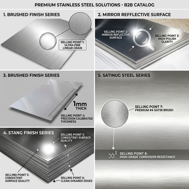 8K Super Mirror Finish 304 Stainless Steel Sheet with 95% Reflectance and Corrosion-Resistant 304 Substrate for Elevator Cladding