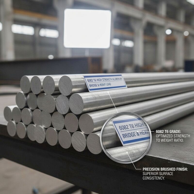 Chống ăn mòn 3003 H14 nhôm thanh tròn chống thời tiết Chất liệu hóa học thanh